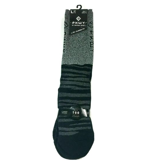 Chaussettes PKWY by Dwyane Wade Crew chaussures taille 6-12 plus